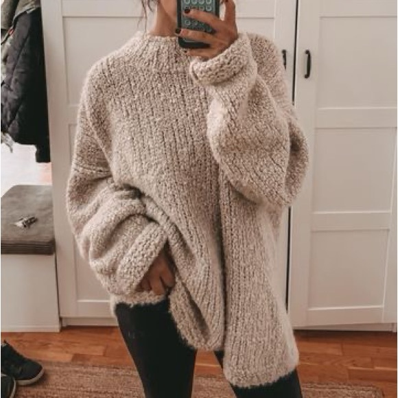 by Aylin Koenig Pullover Granny Sweater M/L NWT - Ecru color - new in box - Picture 1 of 13